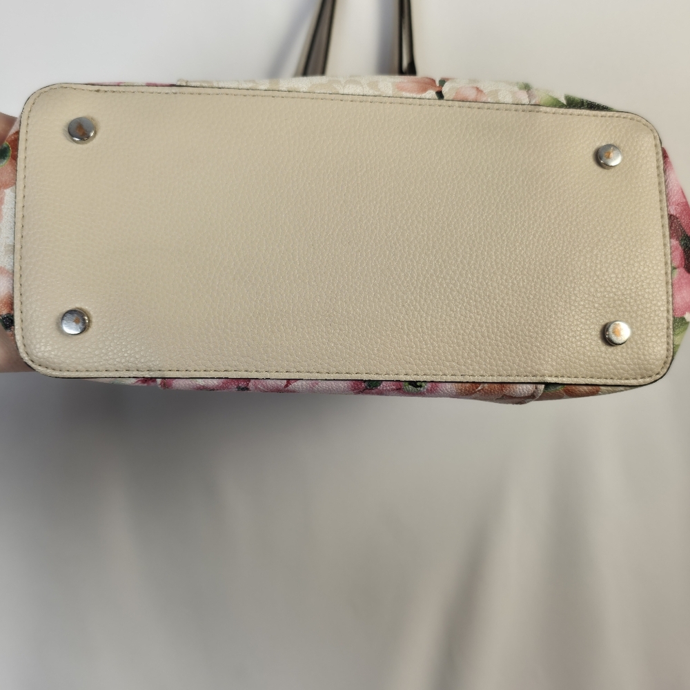 ๐ธ Dana Buchman Floral Pink & Cream Chain Tote ๐ท Dainty Feminine Aesthetic ๐ธ - Picture 15 of 16